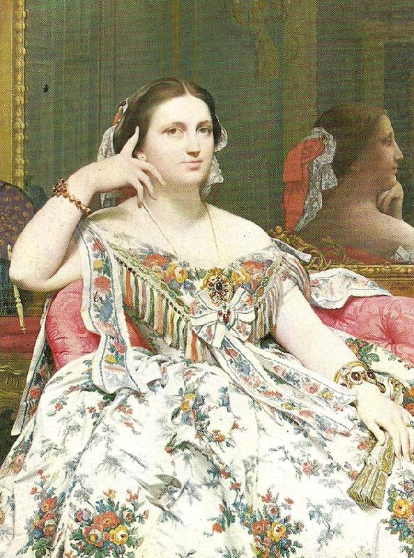 Jean-Auguste Dominique Ingres mme moitessier china oil painting image